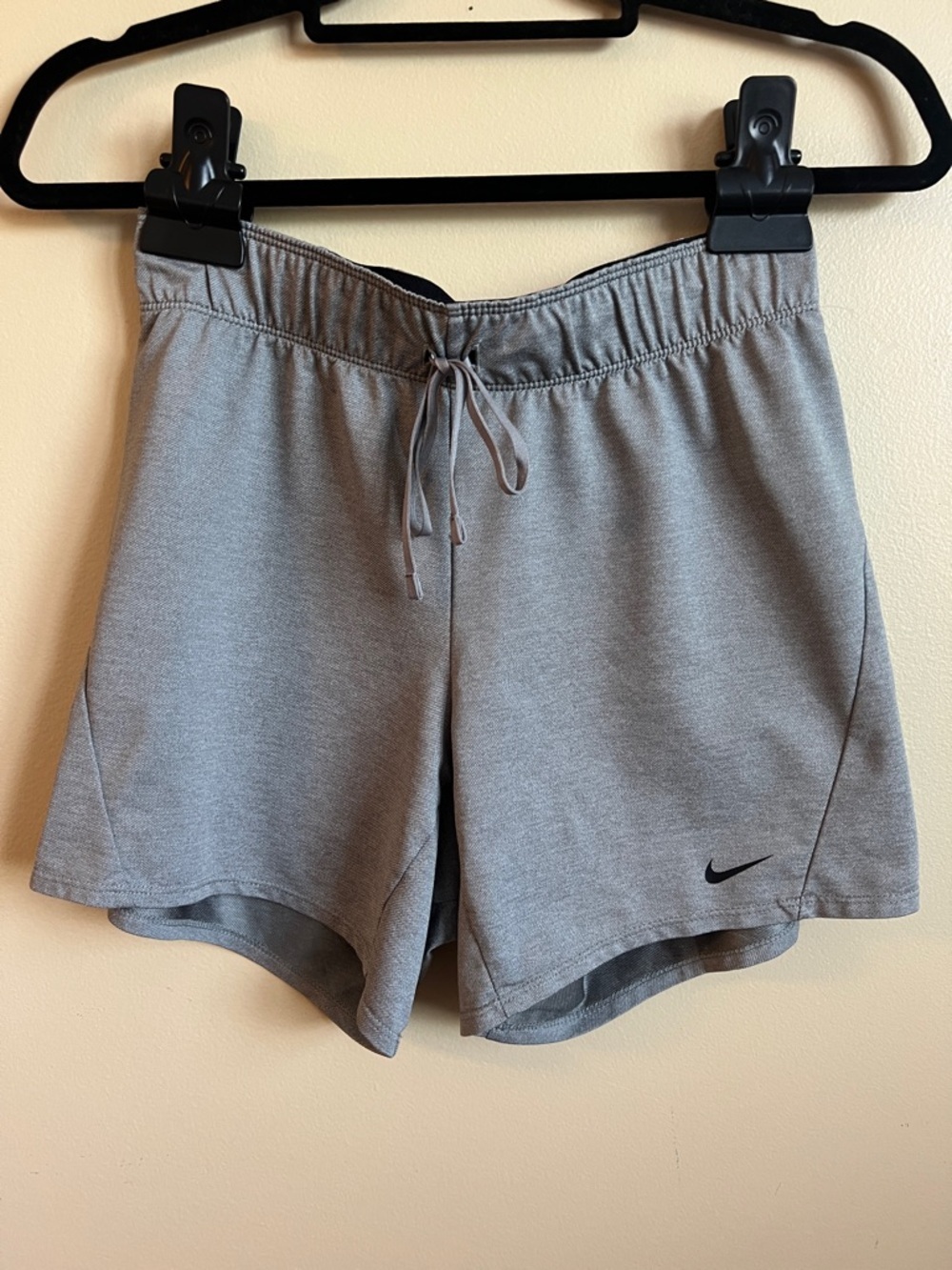 Nike Dri-FIT Gray Athletic Running Shorts XS Drawstring Activewear